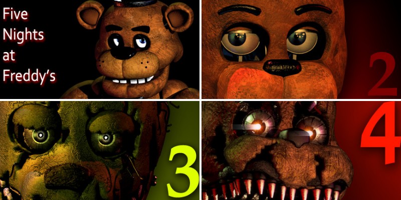 fnaf games in order