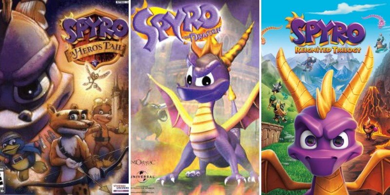 spyro the dragon games in order of release 